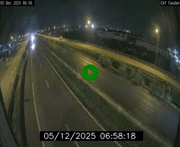 Webcam sur la N165 à hauteur de Caudan, dans le Morbihan.