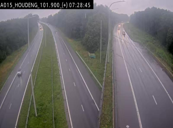 Webcam autoroute Belgique - Houdeng-Goegnies - Jonction E19/E42 direction Tournai/Mons - BK 101.85
