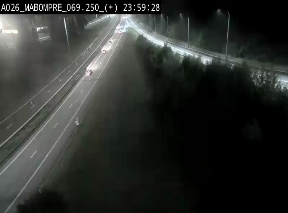 Webcam E25 (A26) à Mabompré. Vue orientée vers le Luxembourg