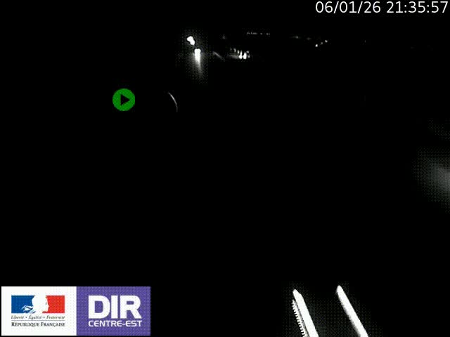 Webcam sur le contournement de Valence, sur la Nationale 7, à la jonction avec la N532, caméra orientée vers Grenoble