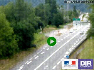 Webcam info trafic à proximité de Vizille sur la N85, au niveau du point de vue du Saut du Moine à Champagnier
