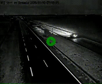 Webcam à hauteur de Vert-en-Drouais sur la N12, en périphérie de Dreux. Vue orientée vers Alençon