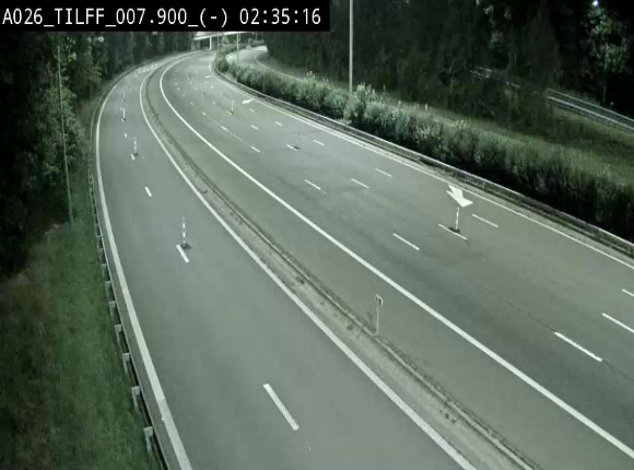 Webcam autoroute A26/E25 à Esneux, en Belgique en direction Luxembourg - BK 7.9