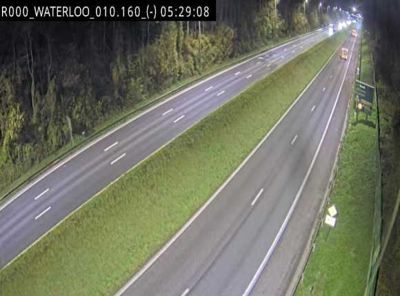 Webcam autoroute Belgique - Waterloo - R0 (ring de Bruxelles) - BK 12.3