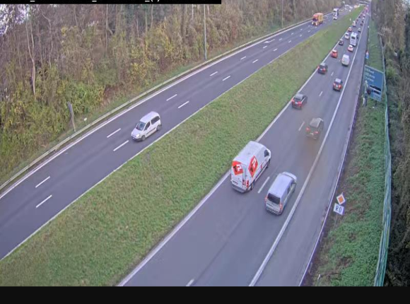 Webcam autoroute Belgique - Waterloo - R0 (ring de Bruxelles) - BK 12.3