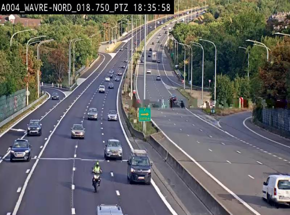 Webcam traffic E411(A4) - BK 18.7 - Bierges (Wavre Nord)