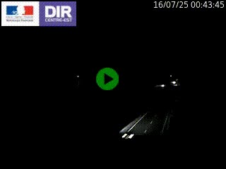 Caméra trafic à Meylan sur la Rocade-Sud de Grenoble en direction d'Aix-en-Provence