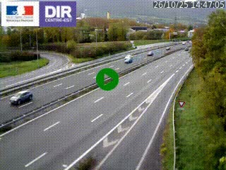 Caméra routière à hauteur de la sortie 15 Chambéry-centre au PK 4,103 en direction d'Albertville