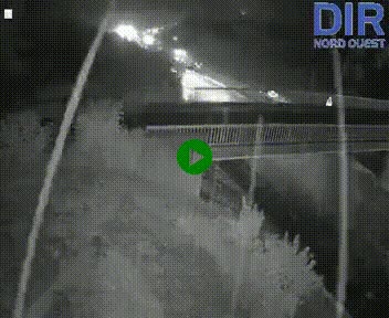 Webcam sur A84 à hauteur de Pont-Farcy, au niveau du pont autoroutier sur la Vire, au sud de Saint-Lô