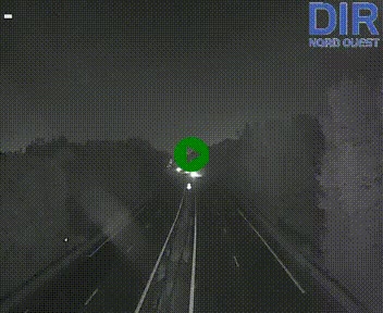 Webcam sur le périphérique de Caen (N814) à l'est de la ville, à Mondeville hauteur de la sortie 2, Presqu'île-Rives de l'Orne, au bout de l'autoroute A13