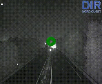 Webcam sur le périphérique de Caen (N814) à l'est de la ville, à Mondeville hauteur de la sortie 2, Presqu'île-Rives de l'Orne, au bout de l'autoroute A13