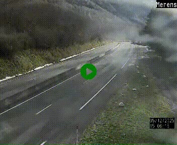 Webcam Ax-les-Thermes sur N20, en direction d'Andorre