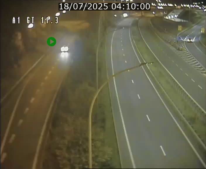 Traffic live webcam Luxembourg Senningerberg - A1 direction Allemagne - BK 11.3
