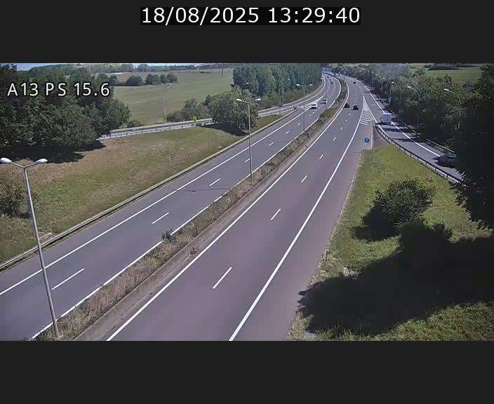 Traffic live webcam Luxembourg Kayl - A13 direction Dudelange - BK 15.6