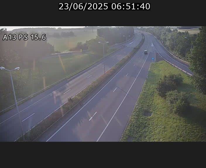 Traffic live webcam Luxembourg Kayl - A13 direction Dudelange - BK 15.6