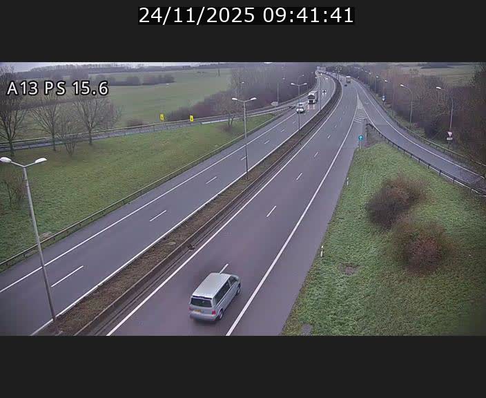 Traffic live webcam Luxembourg Kayl - A13 direction Dudelange - BK 15.6