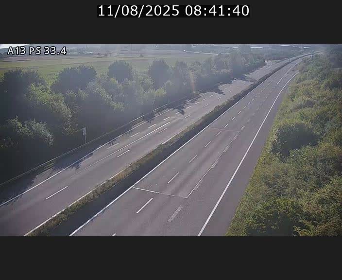 Webcam trafic sur A13 à hauteur de Mondorf-les-Bains en direction d'Altwies