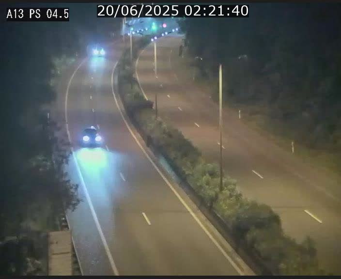 Traffic live webcam Luxembourg Differdange - A13 direction Esch-sur-Alzette - BK 4.5