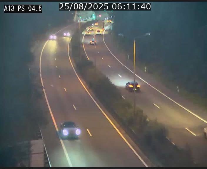 Traffic live webcam Luxembourg Differdange - A13 direction Esch-sur-Alzette - BK 4.5