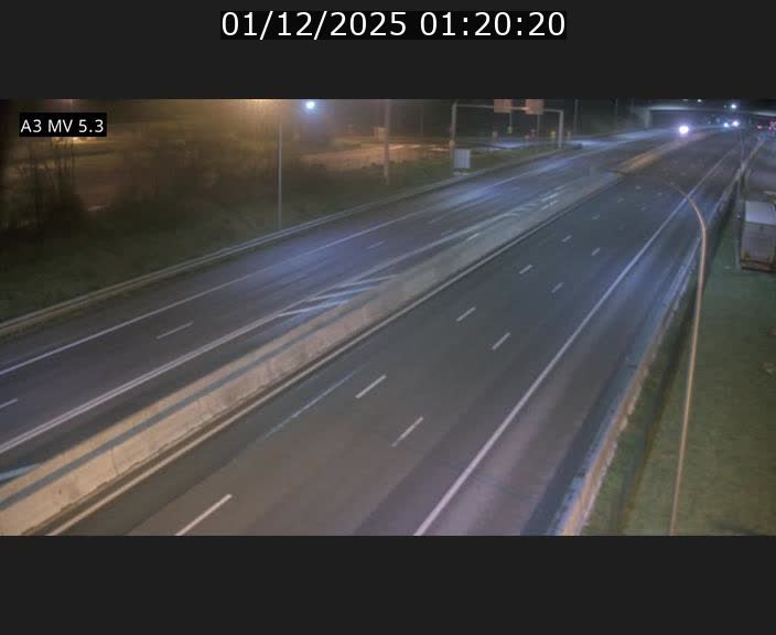 Webcam à l'Aire de Berchem au Luxembourg sur l'A3. Vue orientée vers la France