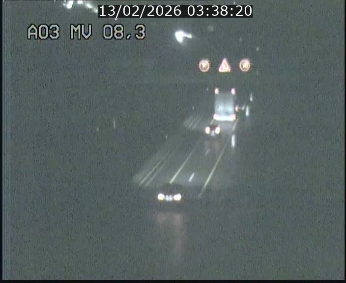 Webcam Autoroute après la Croix de Bettembourg en direction de Luxembourg sur l'A3