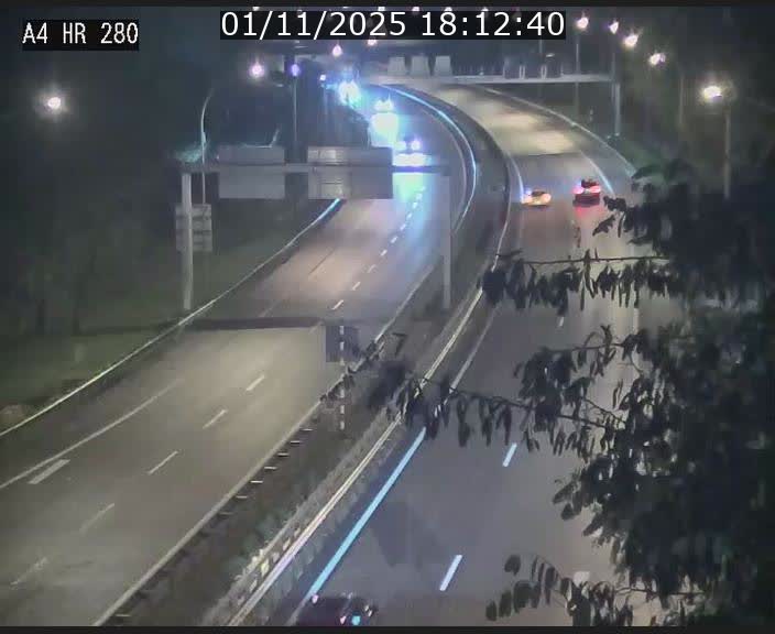 Webcam traffic A4 Luxembourg - BK 0.2 - P+R Bouillon (direction Luxembourg)