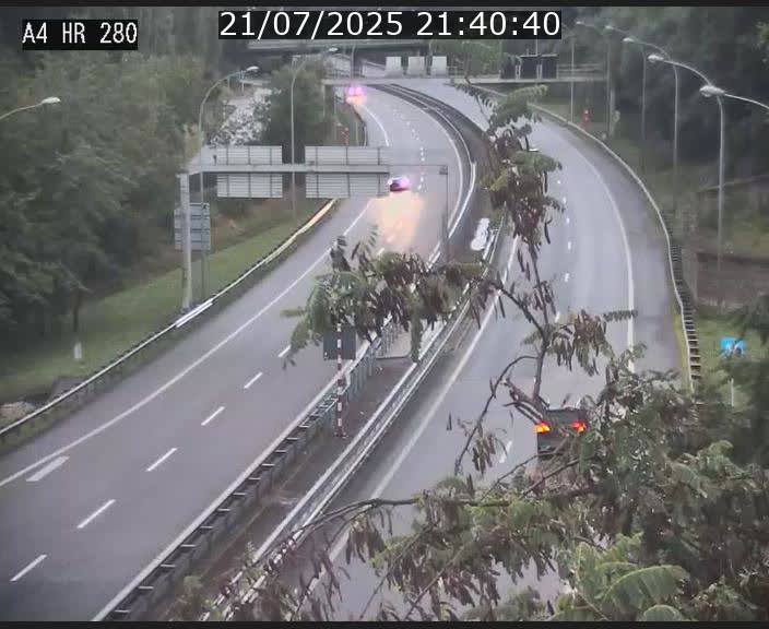 Webcam traffic A4 Luxembourg - BK 0.2 - P+R Bouillon (direction Luxembourg)