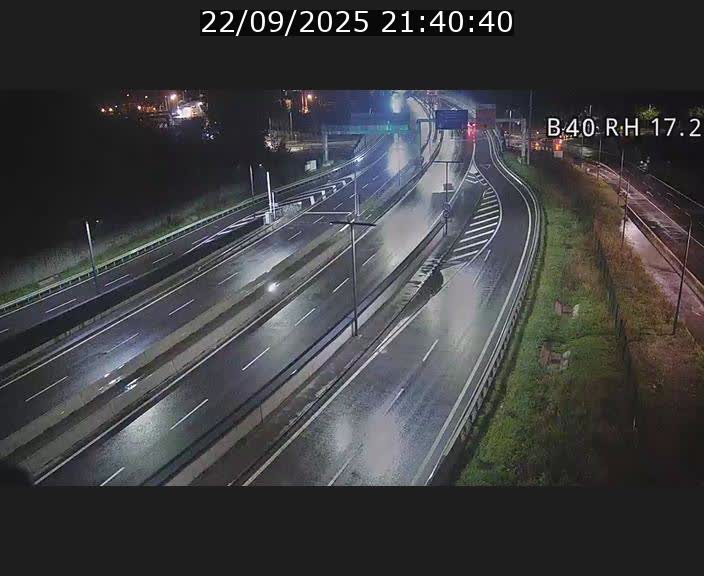 Webcam sur le contournement d'Esch Belval à hauteur de la sortie Université de Luxembourg. Vue orientée vers Luxembourg