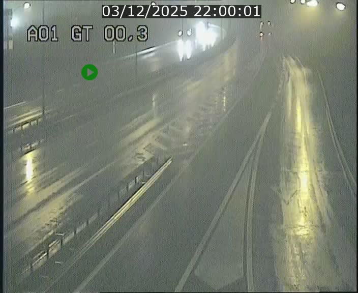 Traffic live webcam Luxembourg Croix de Gasperich - A1 direction Kirchberg - BK 0.3