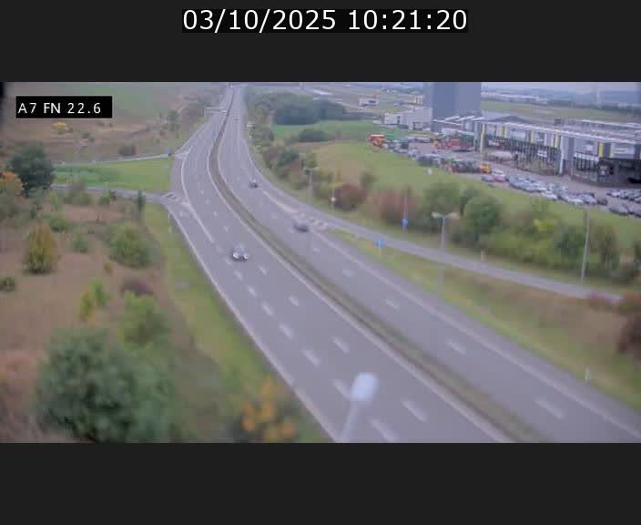 Caméra trafic Luxembourg - A7, Colmar-berg direction Mersch