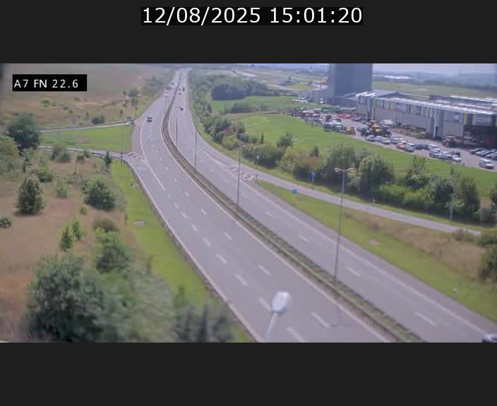 Caméra trafic Luxembourg - A7, Colmar-berg direction Mersch