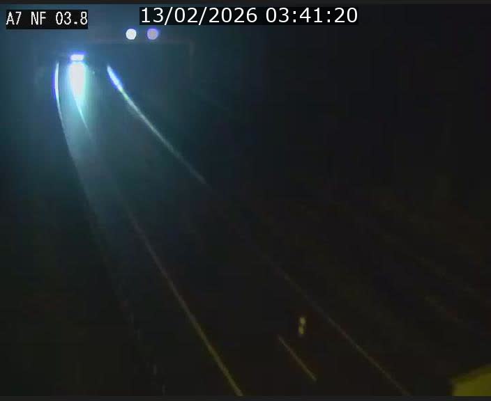 Webcam autoroute A7 au Luxembourg à la sortie du Tunnel Stafelter vers le Nord