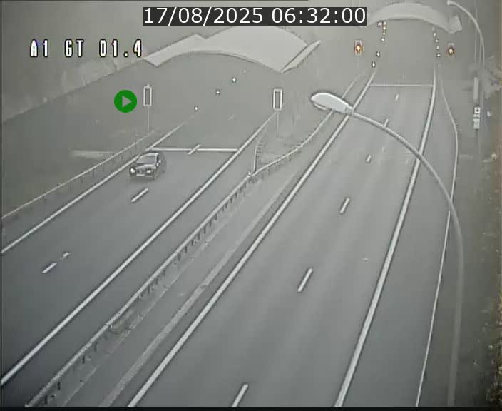 Traffic live webcam Luxembourg Hesperange - A1 direction Kirchberg - BK 1.4