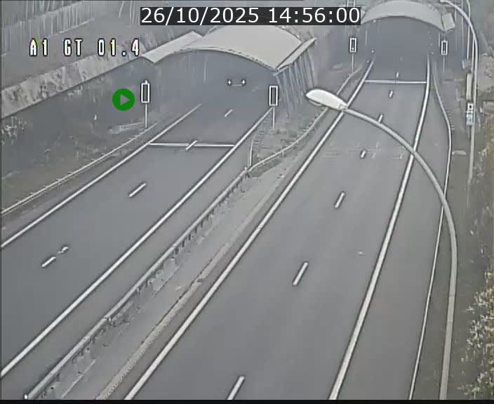 Traffic live webcam Luxembourg Hesperange - A1 direction Kirchberg - BK 1.4