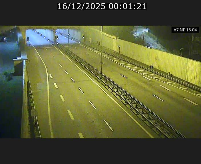 Caméra trafic Luxembourg - A7, Tunnel Mersch, entrée sud, direction Ettelbruck