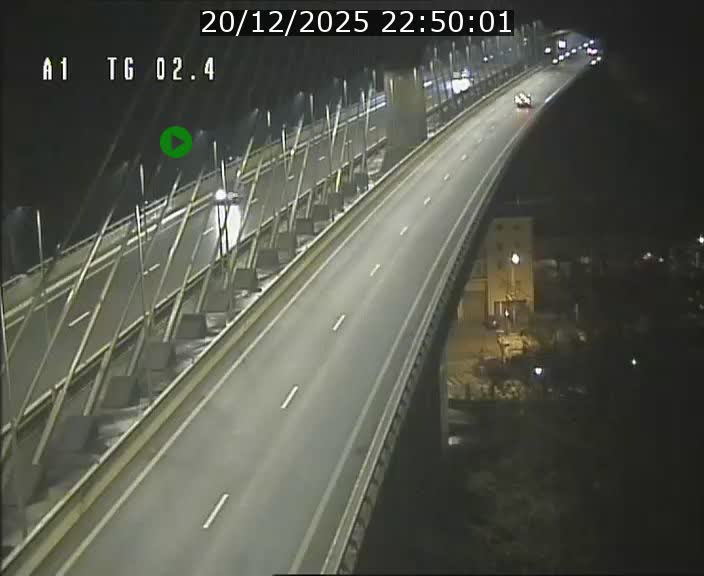 Traffic live webcam Luxembourg Sandweiler - A1 direction Luxembourg-ville - BK 2.4