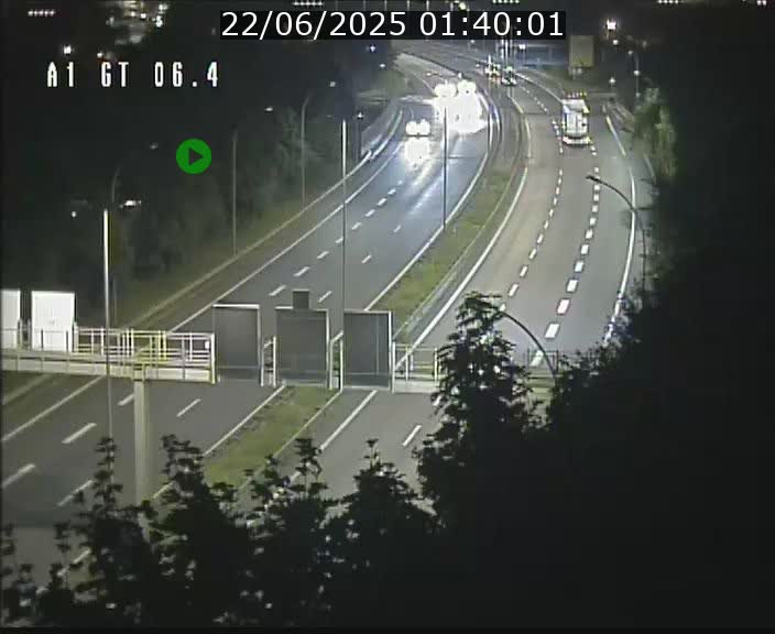 Traffic live webcam Luxembourg Hamm - A1 direction Sandweiler - BK 6.4