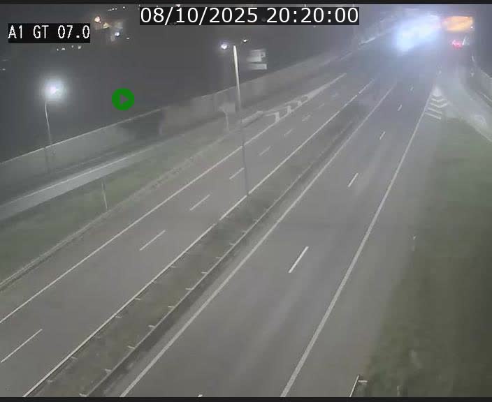 Traffic live webcam Luxembourg Cents - A1 direction Kirchberg - BK 7