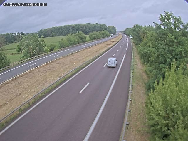 Caméra autoroute France - A31, Fey direction Metz