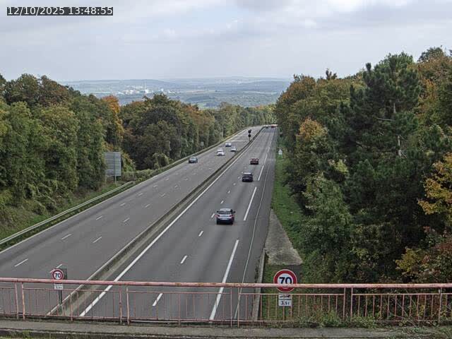 Caméra autoroute France - A33, Houdemont direction Lunéville