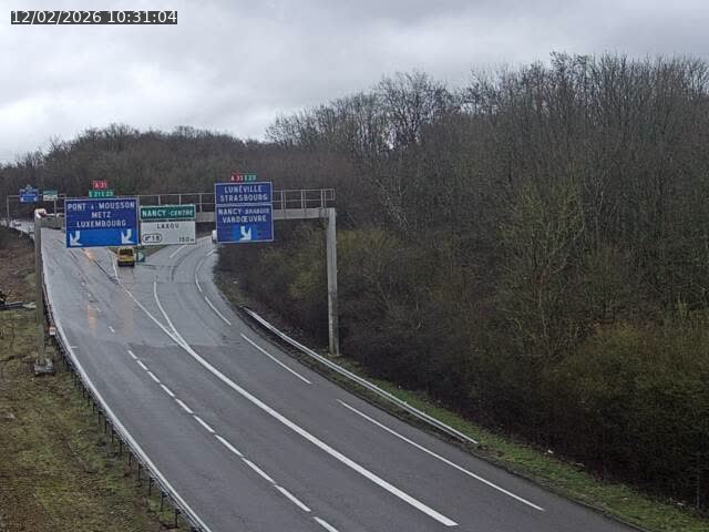 Caméra autoroute France - Biffurcation A31/A33, Laxou direction Nancy