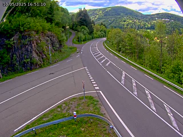 Caméra autoroute France - N66, col du Bussang direction Remiremont