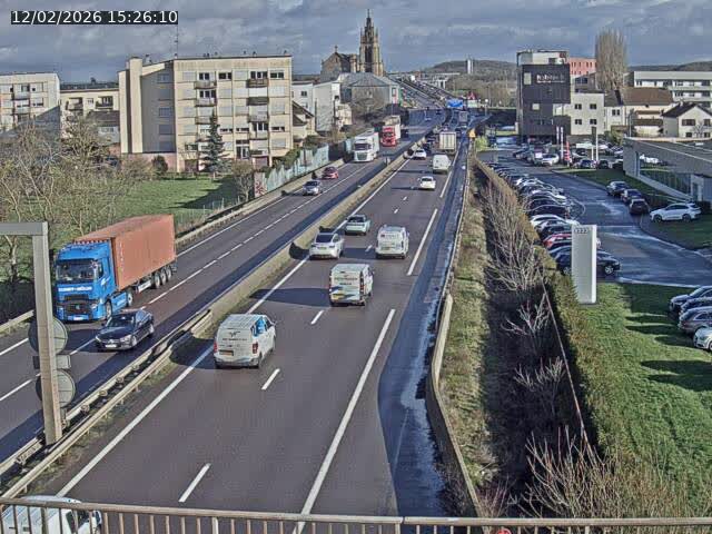 Caméra autoroute France - A31, Thionville direction Metz