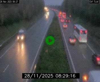 Webcam sur le périphérique de Rennes (N136) à hauteur de Tizé, à l'est de la ville