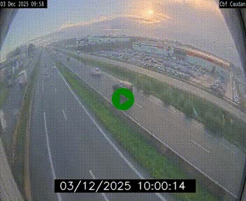 Webcam sur la N165 à hauteur de Caudan, dans le Morbihan.