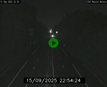 Webcam sur le périphérique de Nantes (N844) entre la Porte de Saint-Luce et la Porte d'Anjou, à l'est de la ville