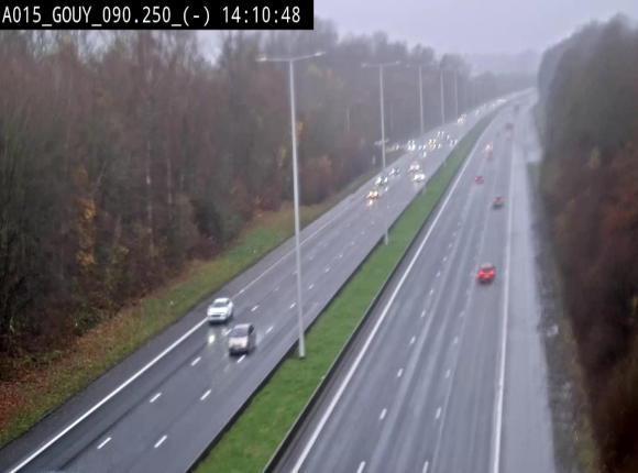 Webcam autoroute Belgique - Gouy-lez-piéton - E42 - BK 90.3