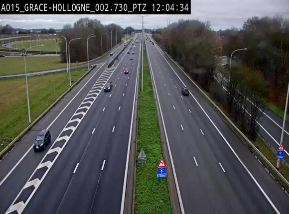 Caméra trafic Belgique - Grâce-Hollogne - E42, jonction avec A604, direction Loncin/Aéroport de Liège - BK 3.2