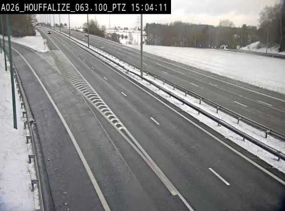 Caméra autoroute Belgique - Houffalize, E25 direction Liège