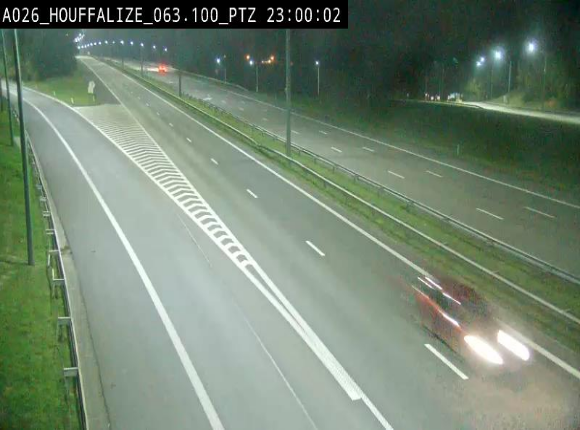 Caméra autoroute Belgique - Houffalize, E25 direction Liège
